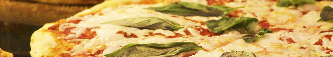 Eating Italian Pizza at Angelo's Pizzeria & Family Restaurant restaurant in Philadelphia, PA.